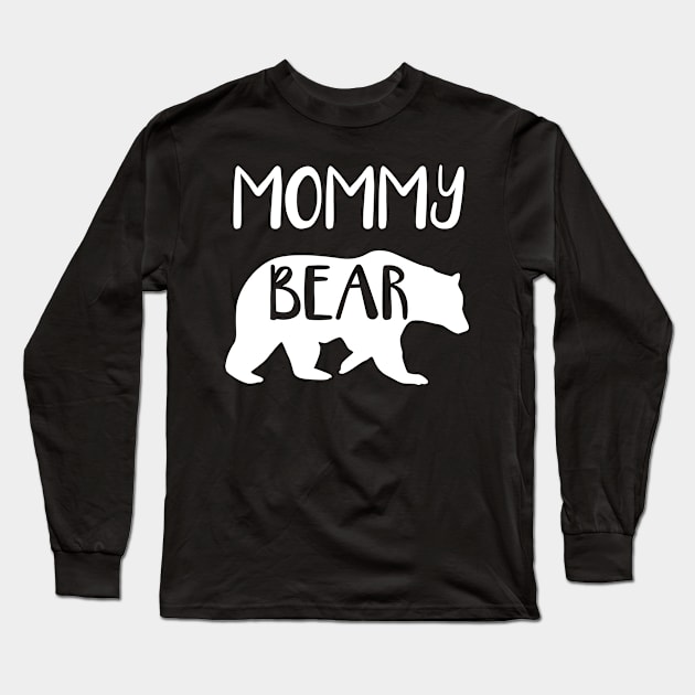 Mommy Gift - Mommy Bear Long Sleeve T-Shirt by BTTEES